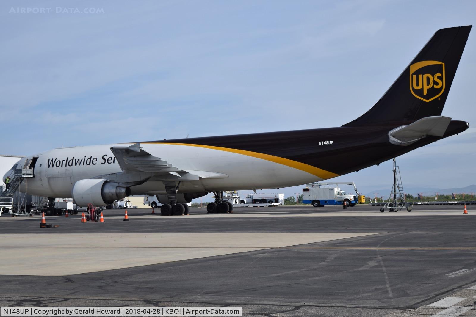 N148UP, 2003 Airbus A300F4-622R(F) C/N 0831, Parked on the UPS ramp.