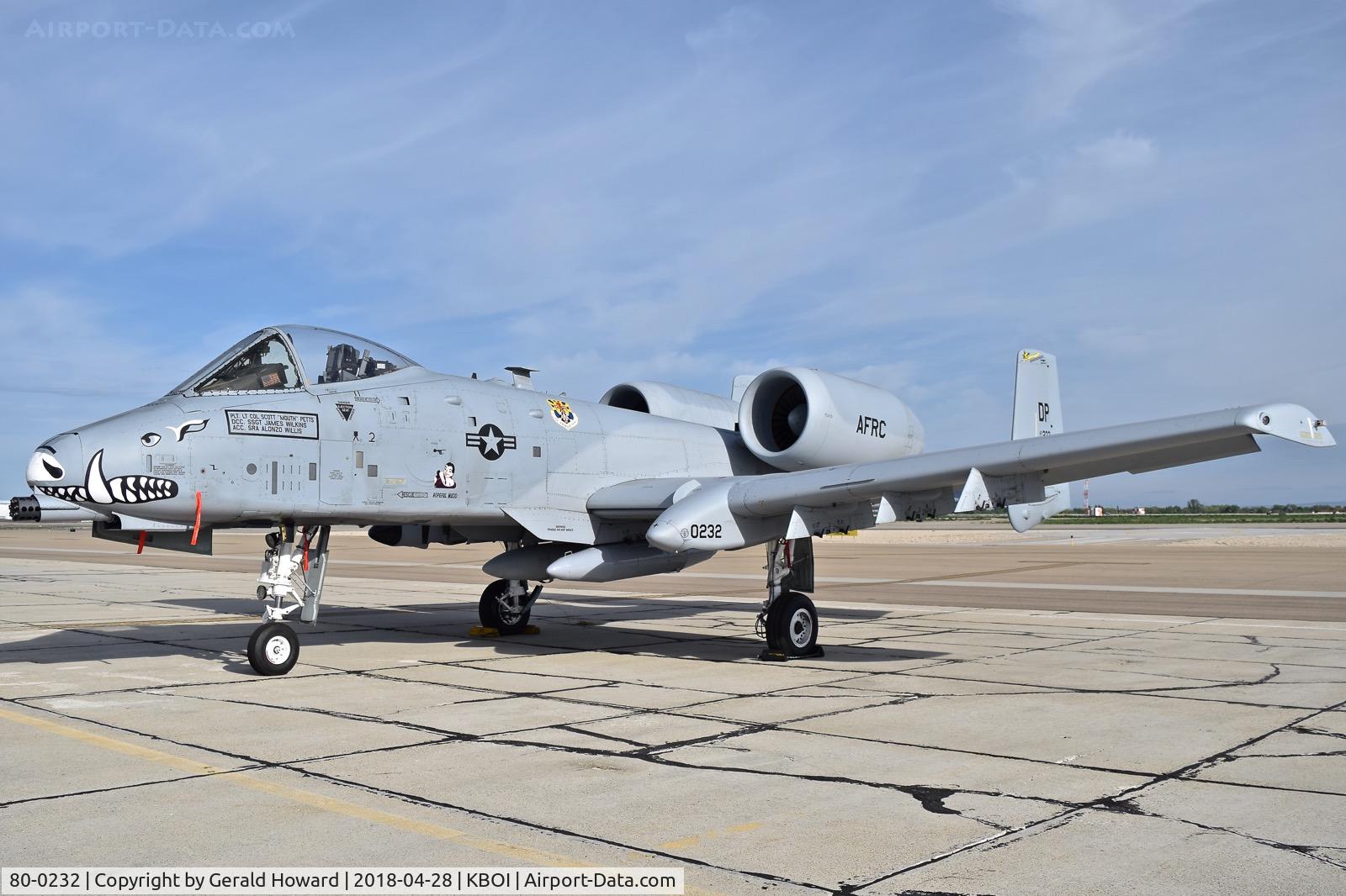 80-0232, 1980 Fairchild Republic A-10C Thunderbolt II C/N A10-0582, 47th Fighter Sq.“Dogpatchers”, 944th Fighter Wing, Davis-Monthan AFB, AZ.