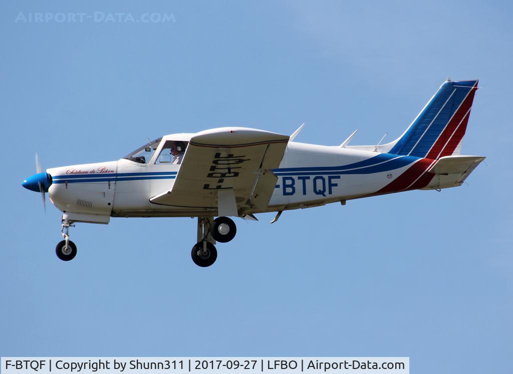 F-BTQF, Piper PA-28R-200 Cherokee Arrow C/N 28R-7235162, Landing rwy 14L