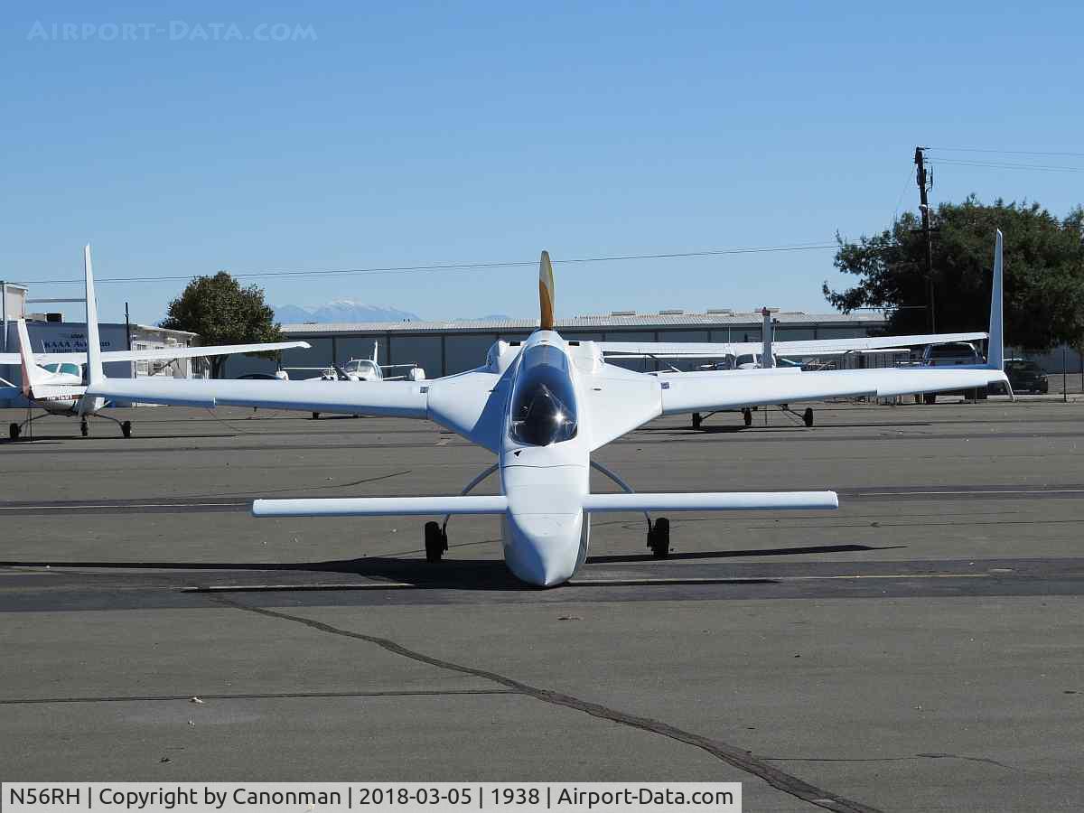 N56RH, 1983 Rutan VariEze C/N 1103, Parked & resting