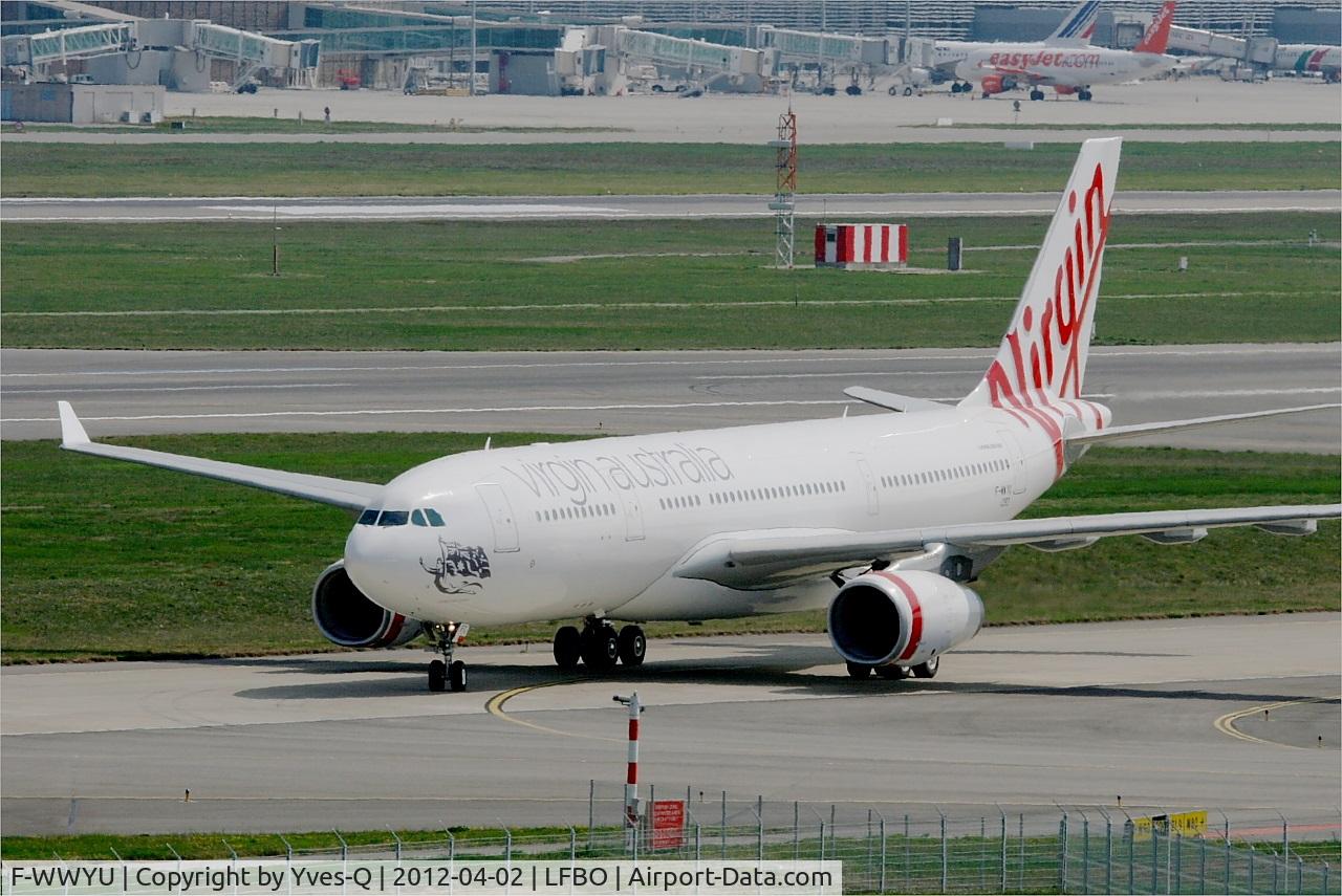 F-WWYU, 2012 Airbus A330-243 C/N 1293, Airbus A330-243, Taxiing, Toulouse-Blagnac Airport (LFBO-TLS)
