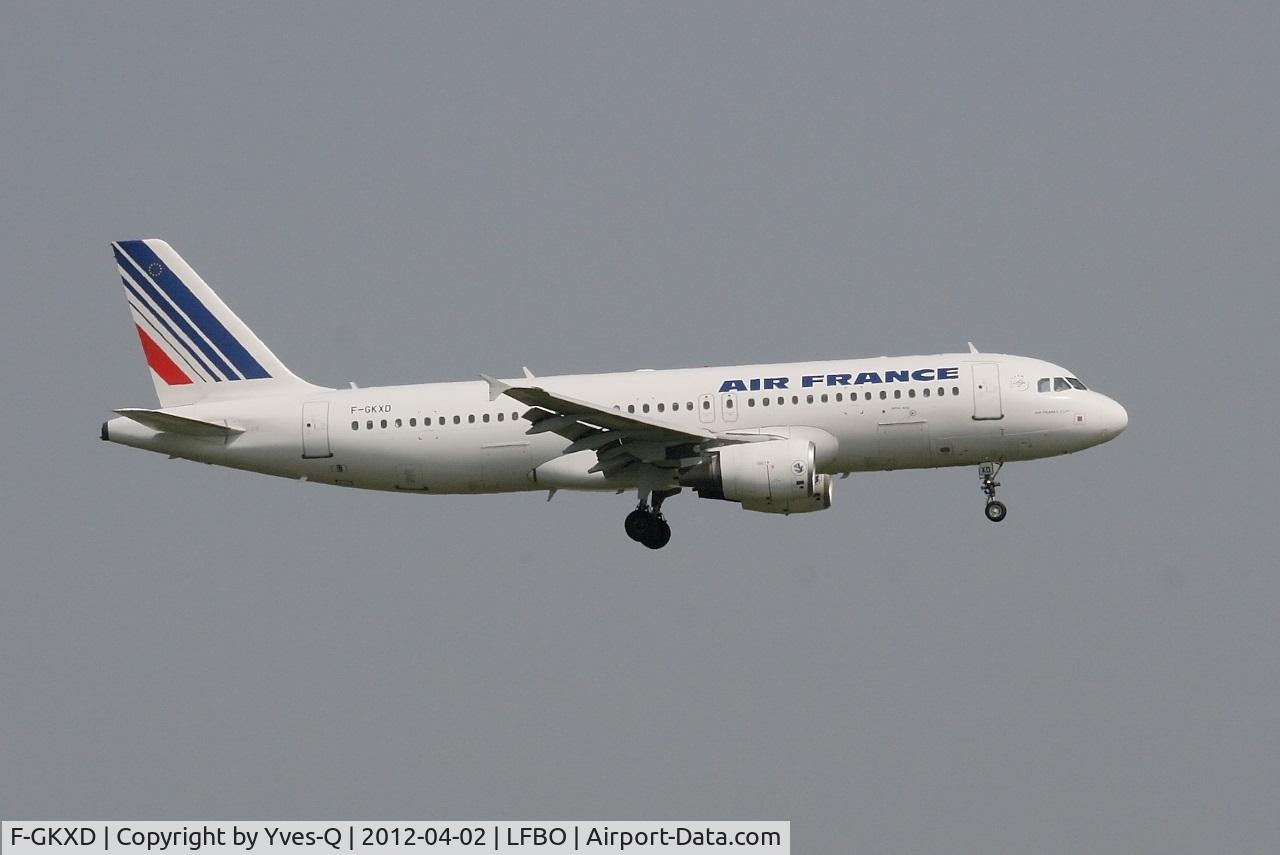 F-GKXD, 2002 Airbus A320-214 C/N 1873, Airbus A320-214, On final rwy 14L, Toulouse Blagnac Airport (LFBO-TLS)