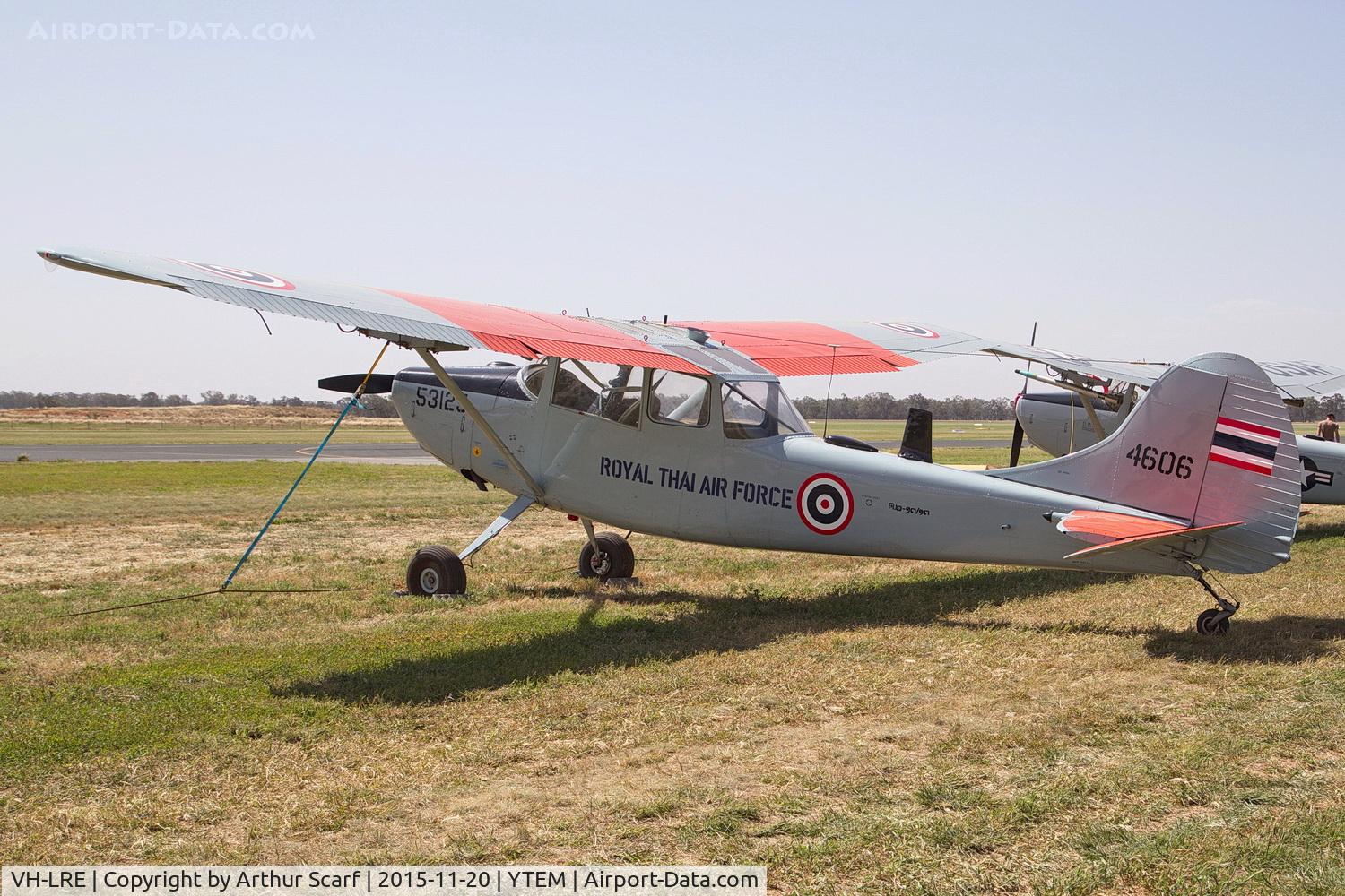 VH-LRE, 1952 Cessna O-1A Bird Dog C/N 21491, Temora Warbirds 2015