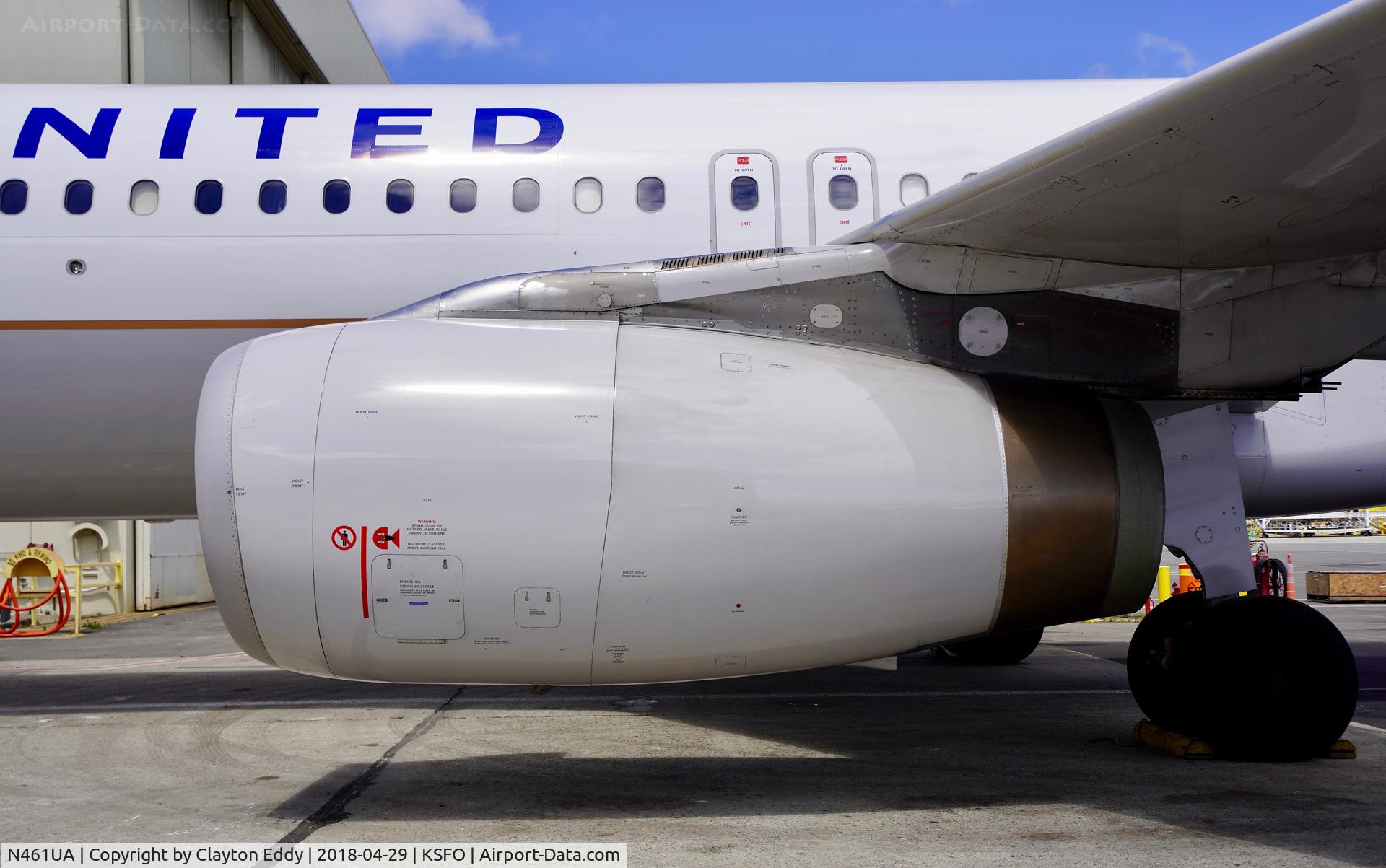 N461UA, 2000 Airbus A320-232 C/N 1266, SFO 2018.