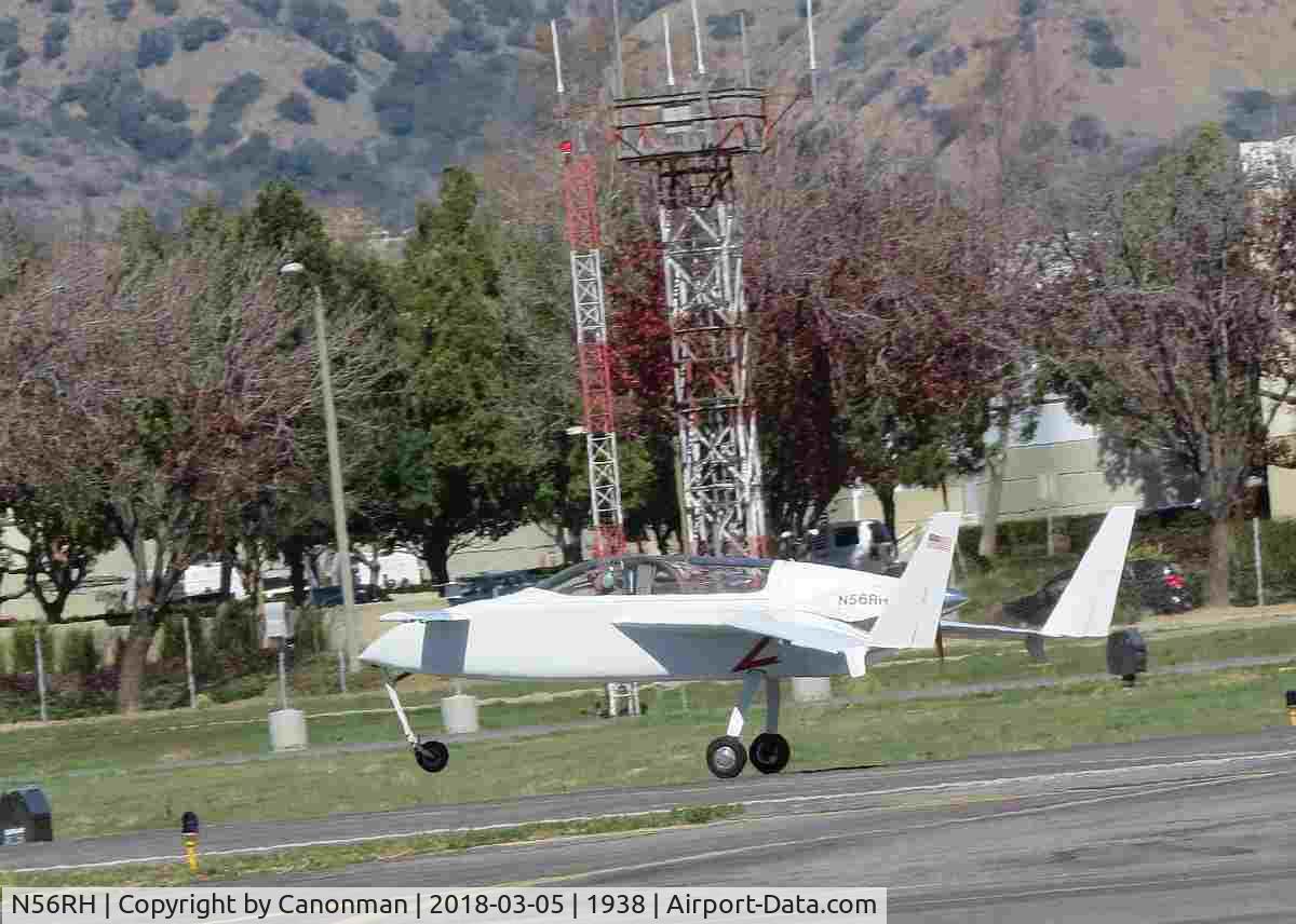 N56RH, 1983 Rutan VariEze C/N 1103, Taking off