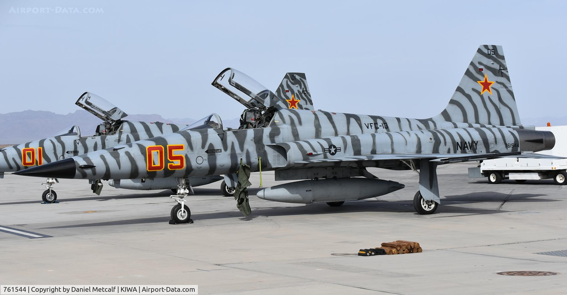 761544, Northrop F-5N Tiger II C/N L.1019, Seen at Phoenix-Mesa Gateway Airport, Mesa, Arizona
