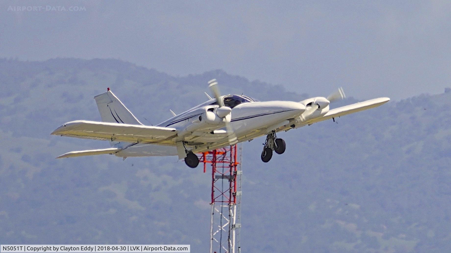 N5051T, 1972 Piper PA-34-200 Seneca C/N 34-7250237, Livermore Airport California 2018.