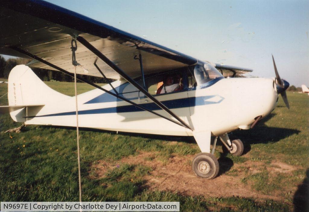 N9697E, Aeronca S11AC C/N 11AC1341, Taken Twin Pine airport twenty years ago.