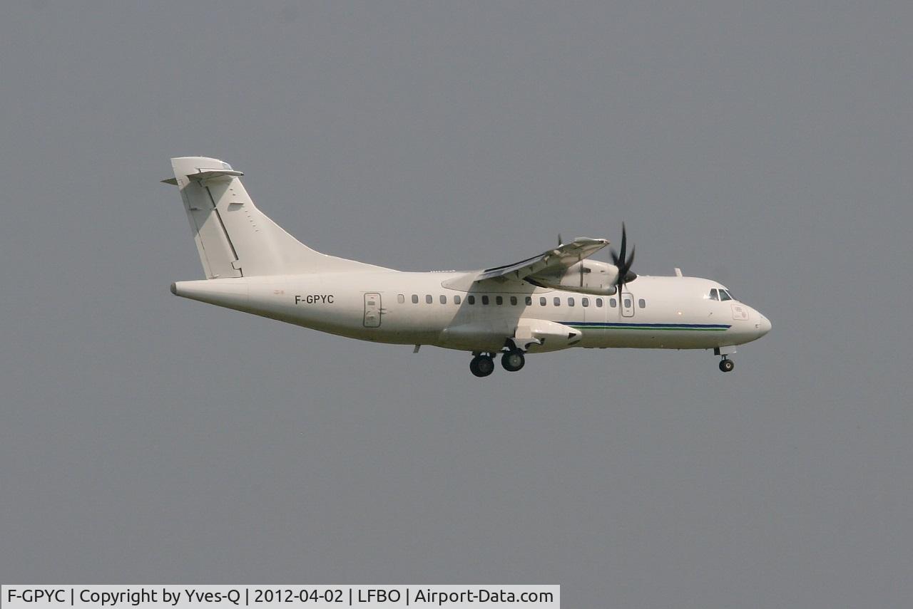 F-GPYC, 1996 ATR 42-500 C/N 484, ATR 42-500, On final rwy 14L, Toulouse Blagnac Airport (LFBO-TLS)