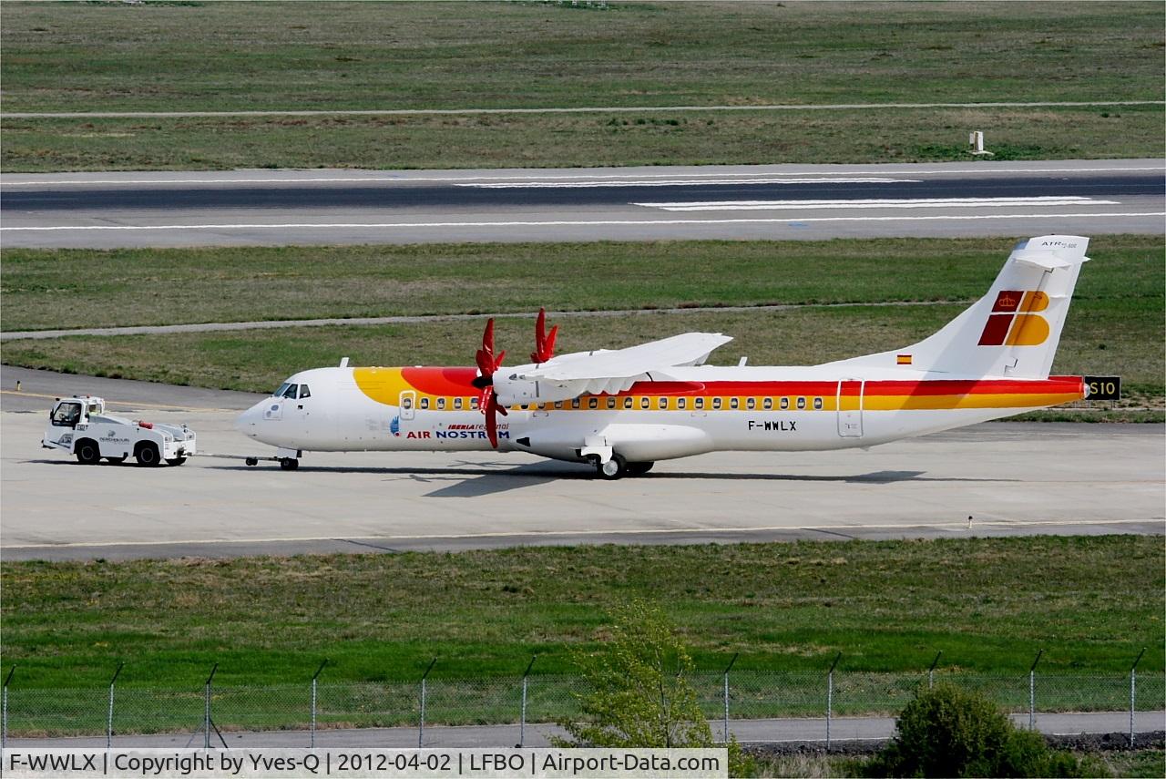F-WWLX, 2012 ATR 72-600 C/N 999, ATR 72-600, Taxiing, Toulouse-Blagnac Airport (LFBO-TLS)