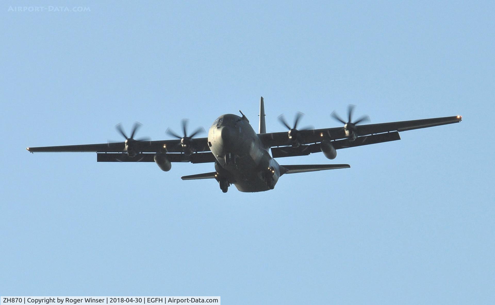 ZH870, 1997 Lockheed Martin C-130J-30 Hercules C.4 C/N 382-5445, RAF Hercules C.4 aircraft coded 870.