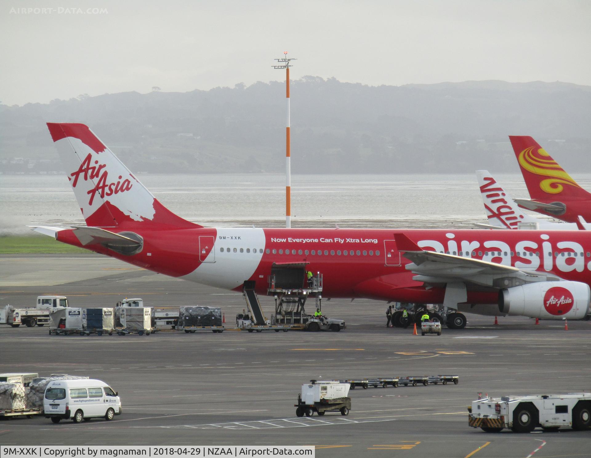 9M-XXK, 2013 Airbus A330-343X C/N 1433, part hidden by control tower scaffold!