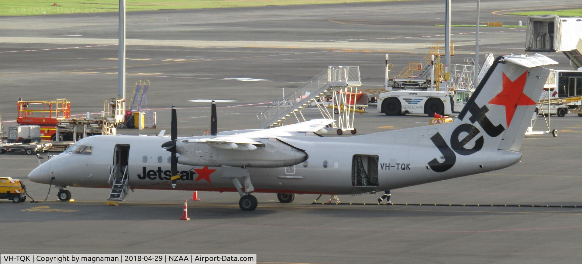 VH-TQK, 2004 De Havilland Canada DHC-8-315Q Dash 8 C/N 600, based in NZ