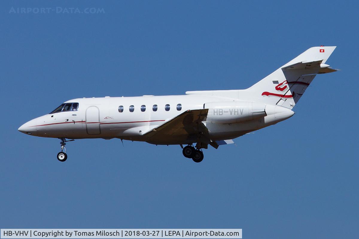 HB-VHV, 1989 British Aerospace BAe.125-800A C/N 258153, 
