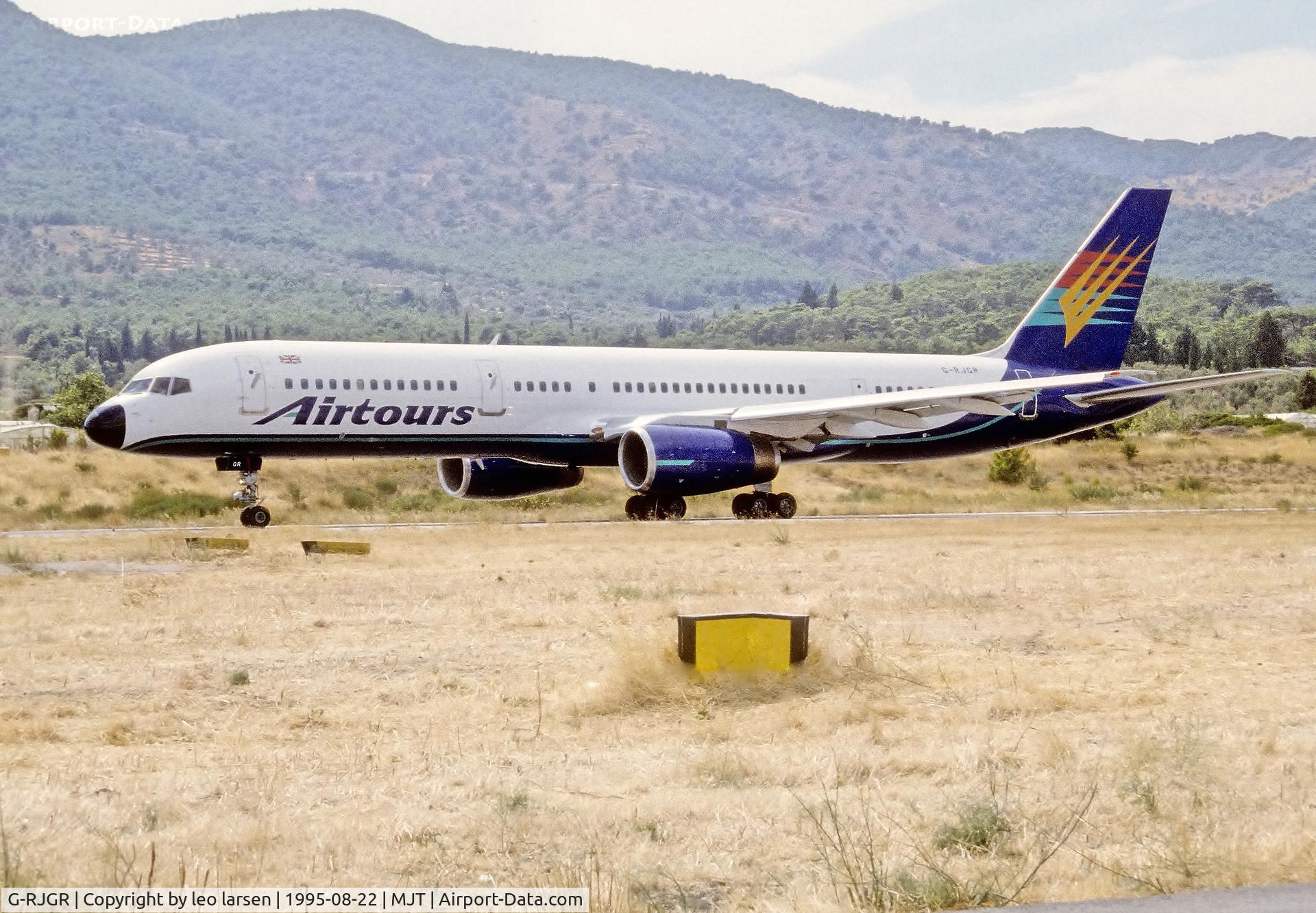 G-RJGR, 1982 Boeing 757-225 C/N 22197, Mytilene Lesbos 22.8.1995