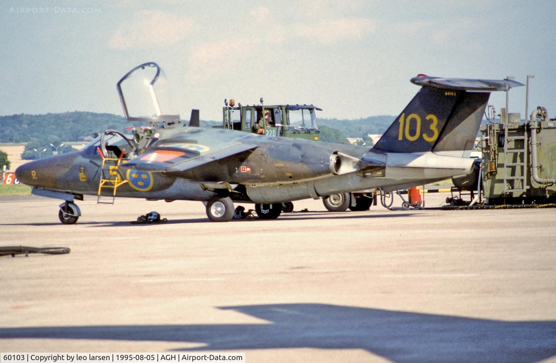 60103, Saab SK-60 C/N 60-103, Ângelholm F.10 Air Show 5.8.1995
