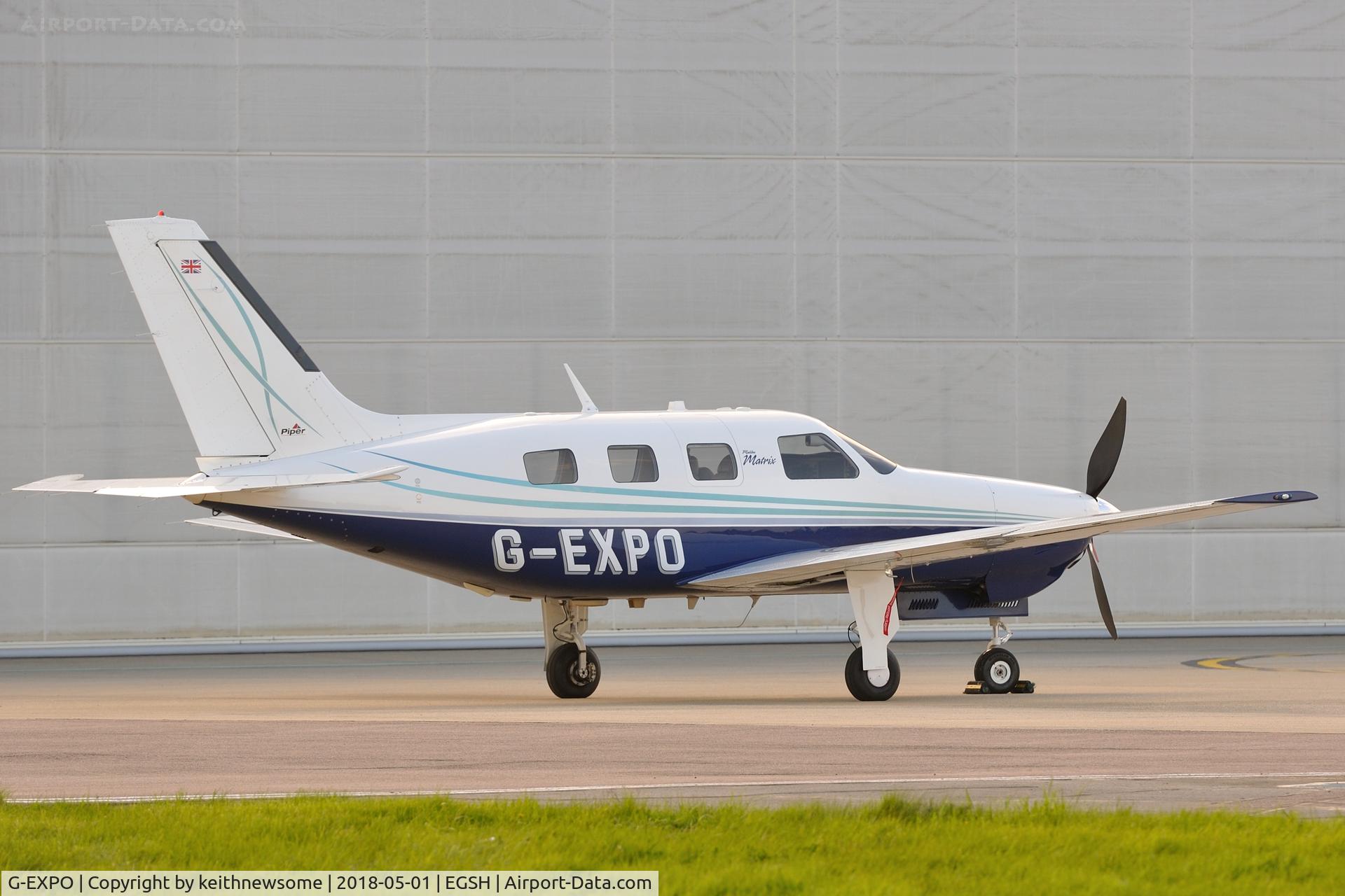G-EXPO, 2010 Piper PA-46R-350T Malibu Matrix C/N 46-92138, Nice Visitor.