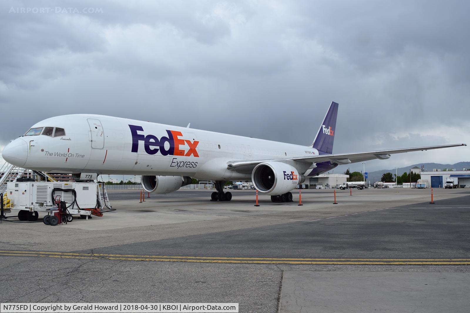 N775FD, 1991 Boeing 757-222 C/N 25043, Parked on the Fed Ex ramp.