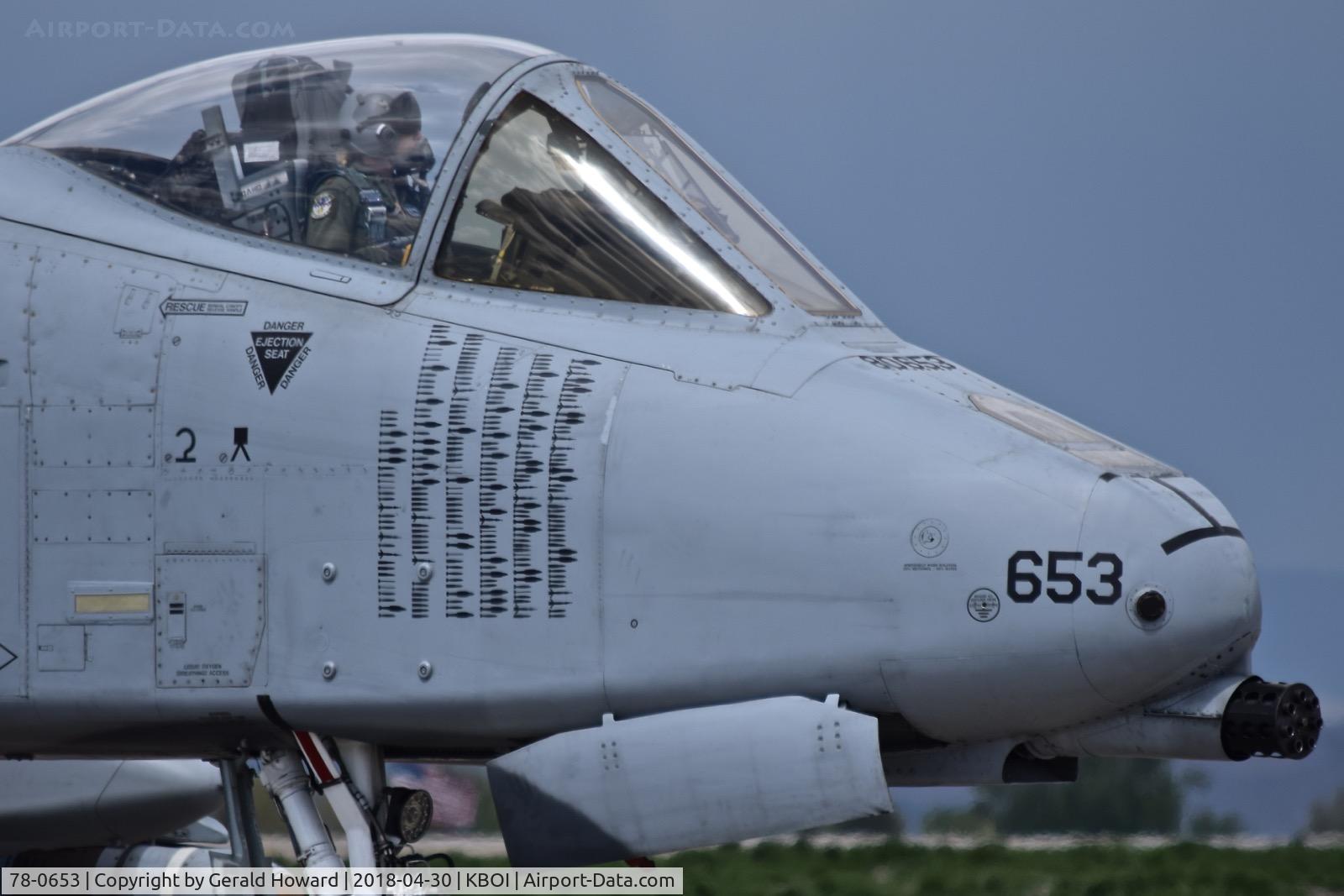 78-0653, 1978 Fairchild Republic A-10C Thunderbolt II C/N A10-0273, 190th Fighter Sq., 124th Fighter Wing, Idaho ANG.