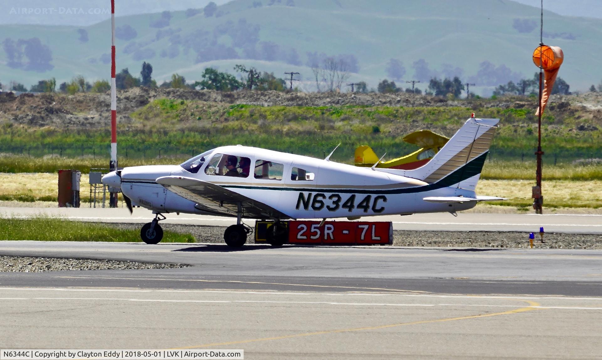 N6344C, 1978 Piper PA-28-181 Archer C/N 28-7890364, Livermore Airport California 2018.