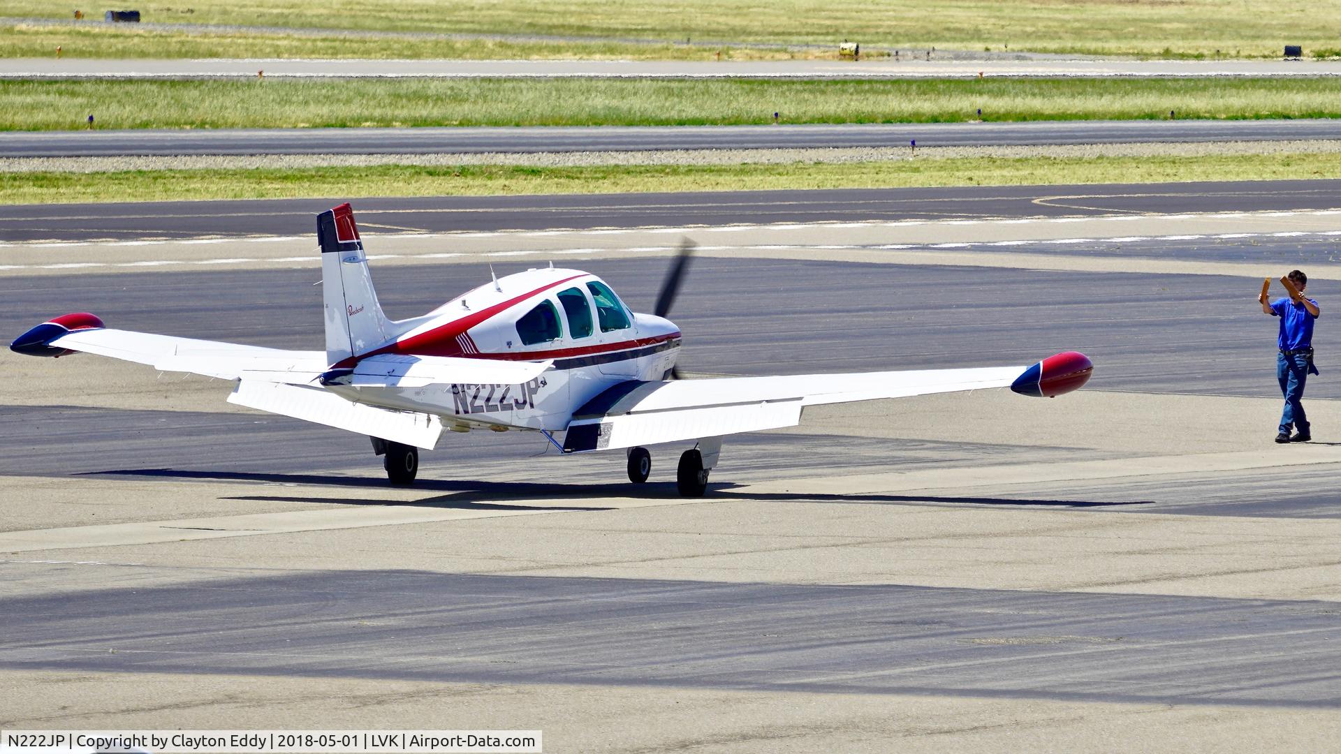 N222JP, 1988 Beech F33A Bonanza C/N CE-1223, Livermore Airport California 2018.