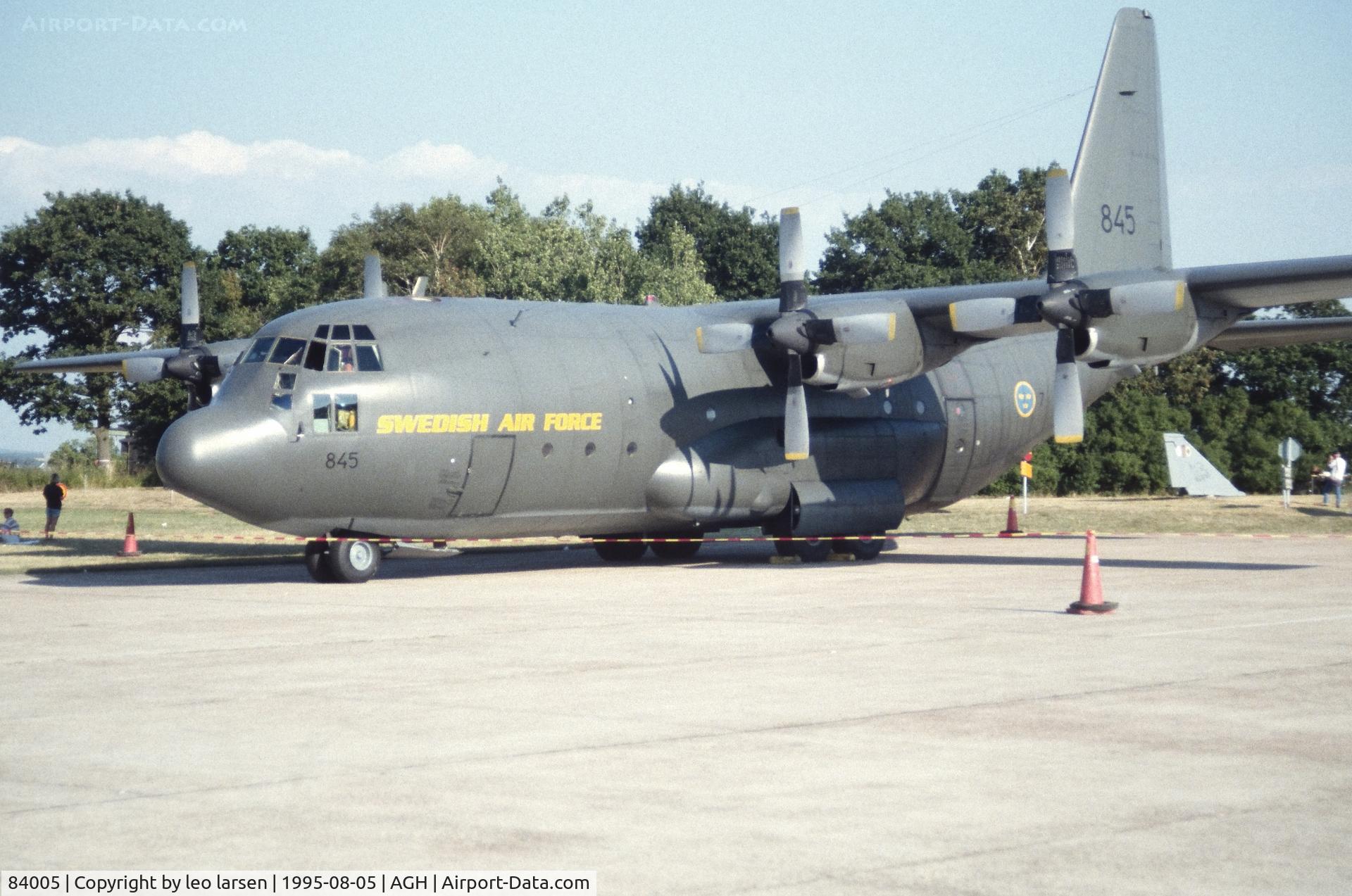 84005, Lockheed C-130H Hercules C/N 382-4884, Ângelholm F.10 Air Show 5.8.1995
