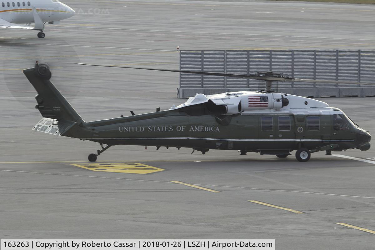 163263, 1988 Sikorsky VH-60N Whitehawk C/N 70-1181, World Economic Forum 2018