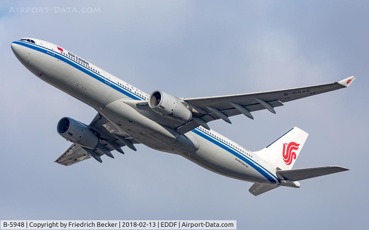 B-5948, 2014 Airbus A330-343 C/N 1541, departure via RW25C