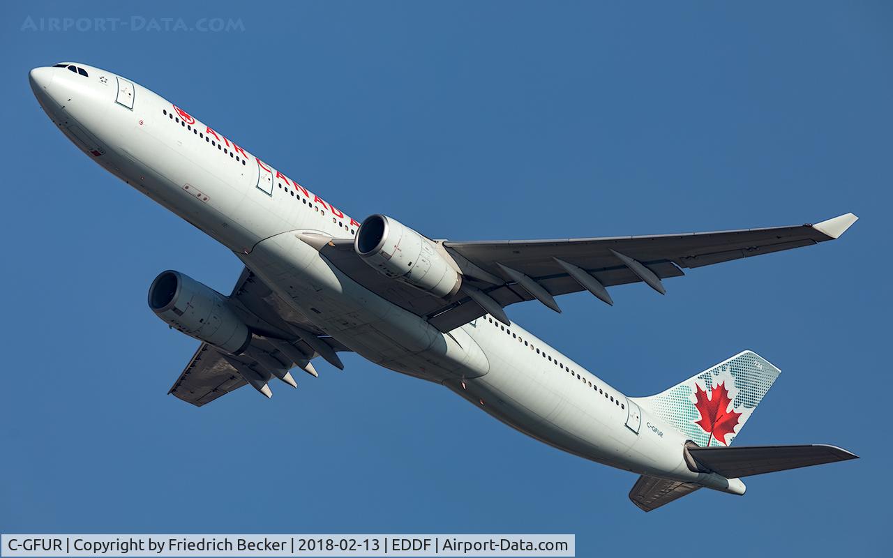 C-GFUR, 2000 Airbus A330-343 C/N 344, departure via RW25C