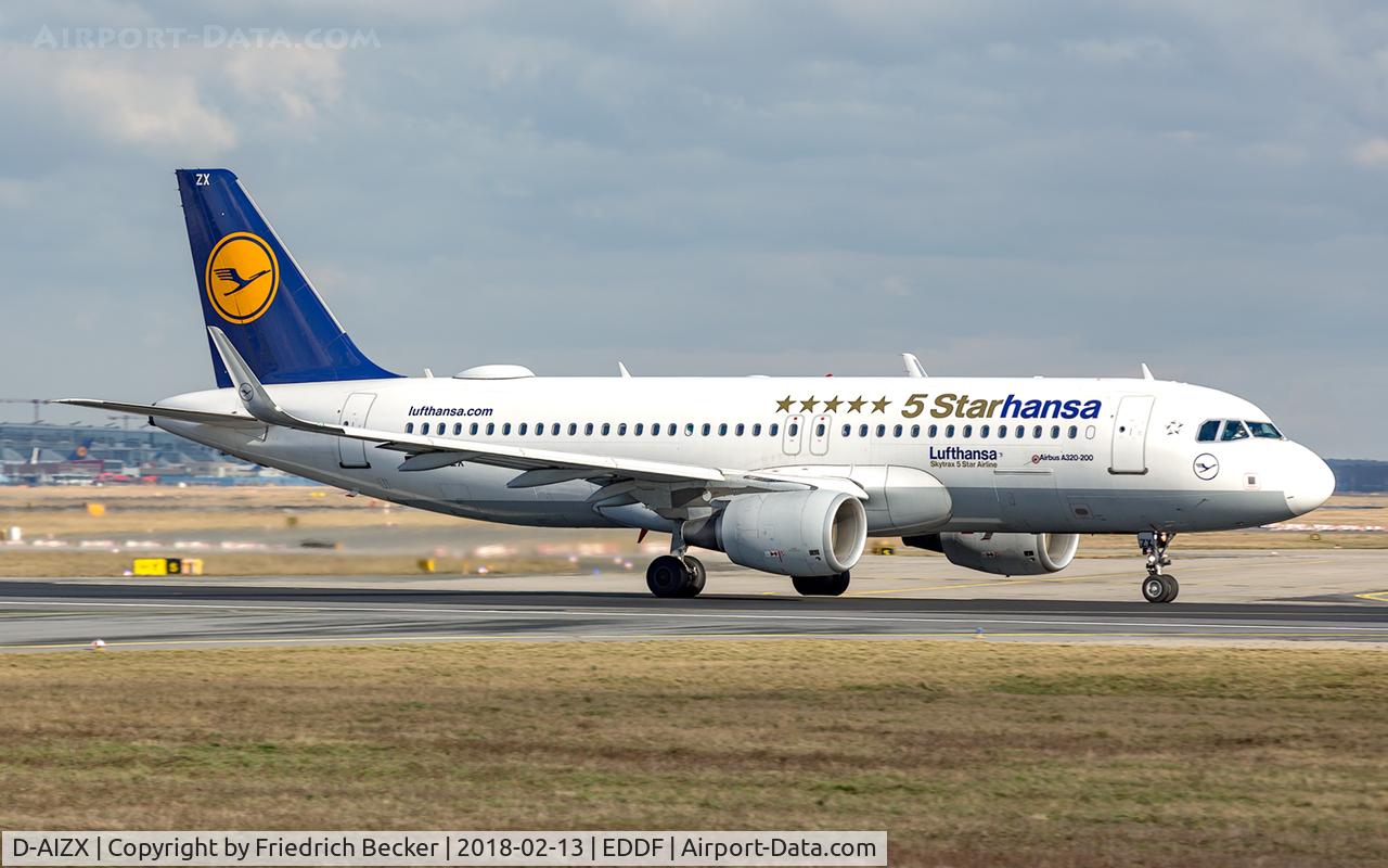 D-AIZX, 2013 Airbus A320-214 C/N 5741, departure via RW18
