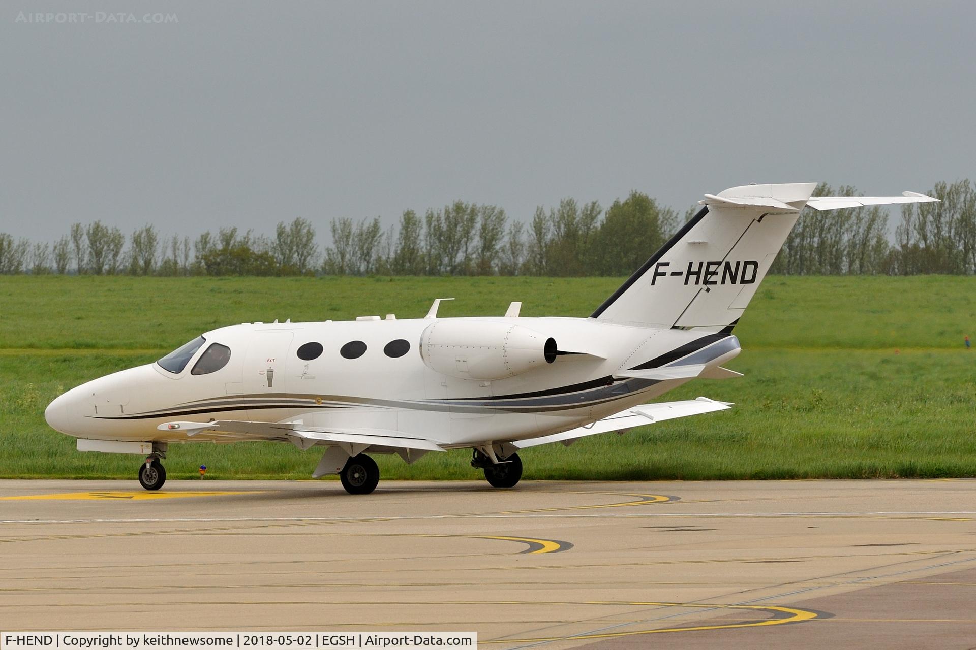 F-HEND, 2009 Cessna 510 Citation Mustang Citation Mustang C/N 510-0161, Return Visitor.