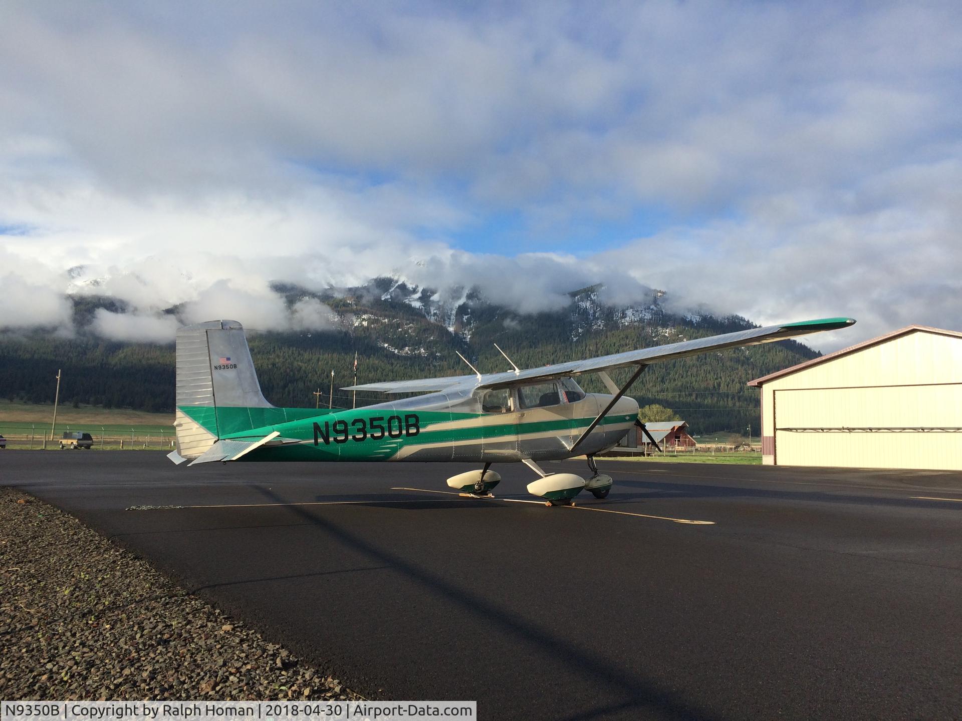N9350B, 1958 Cessna 175 Skylark C/N 55150, At Joseph Oregon KJSY