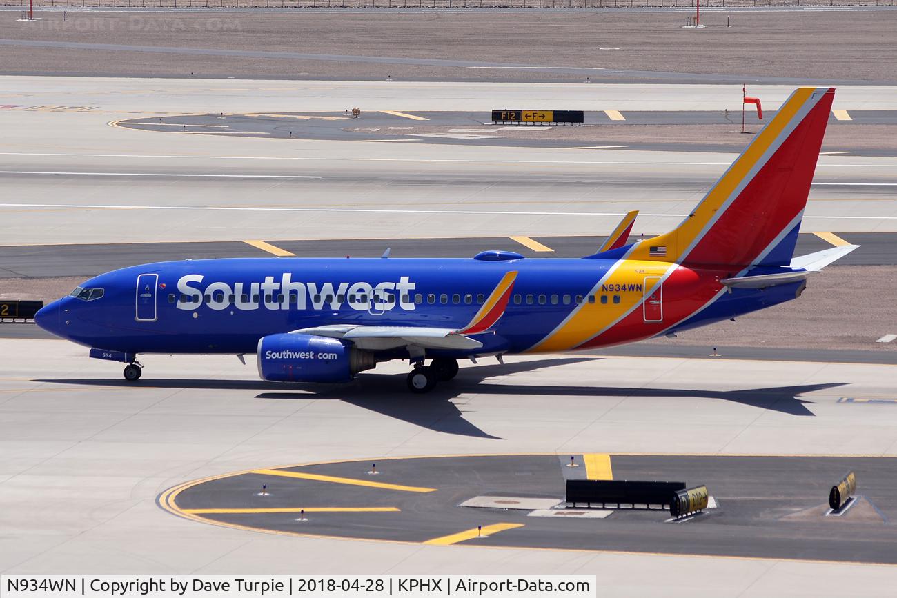 N934WN, 2009 Boeing 737-7H4 C/N 36642, No comment.
