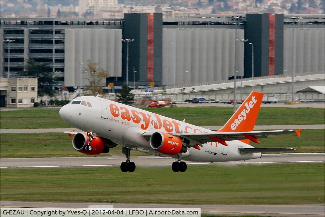 G-EZAU, 2006 Airbus A319-111 C/N 2795, Airbus A319-111, Take off Rwy 32L, Toulouse Blagnac Airport (LFBO-TLS)