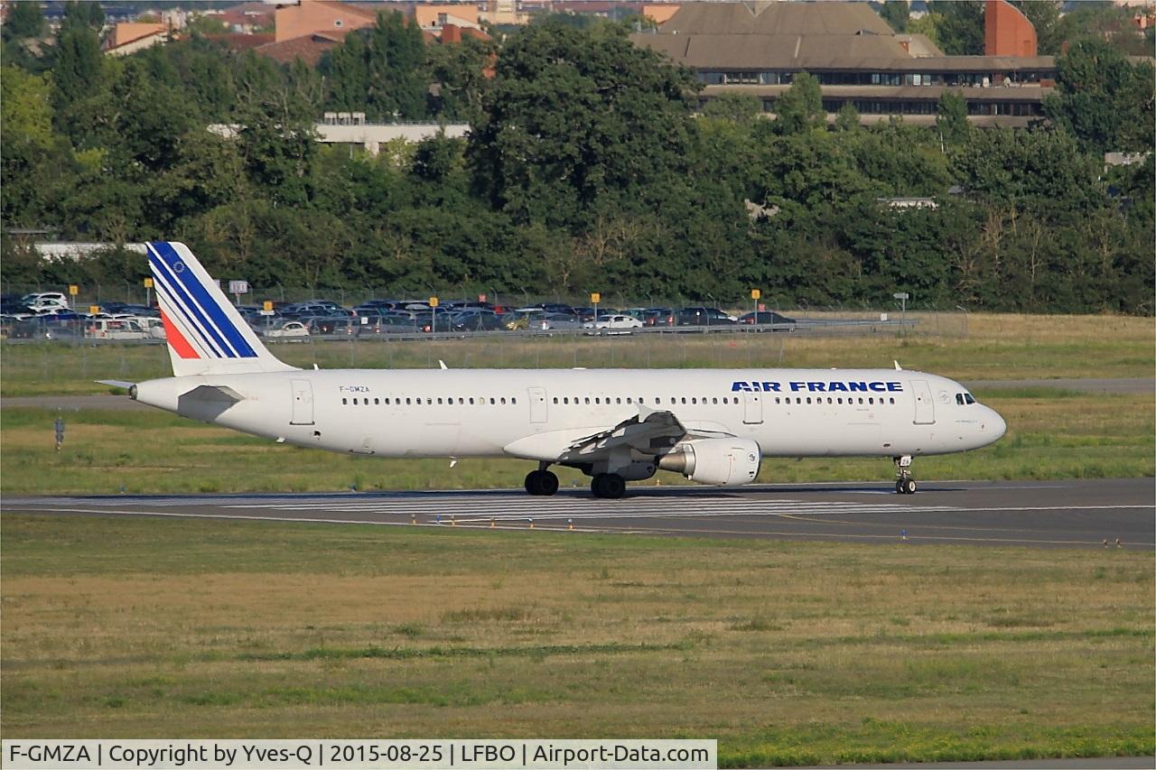 F-GMZA, 1994 Airbus A321-111 C/N 498, Airbus A321-111, Lining up rwy 14L, Toulouse-Blagnac airport (LFBO-TLS)