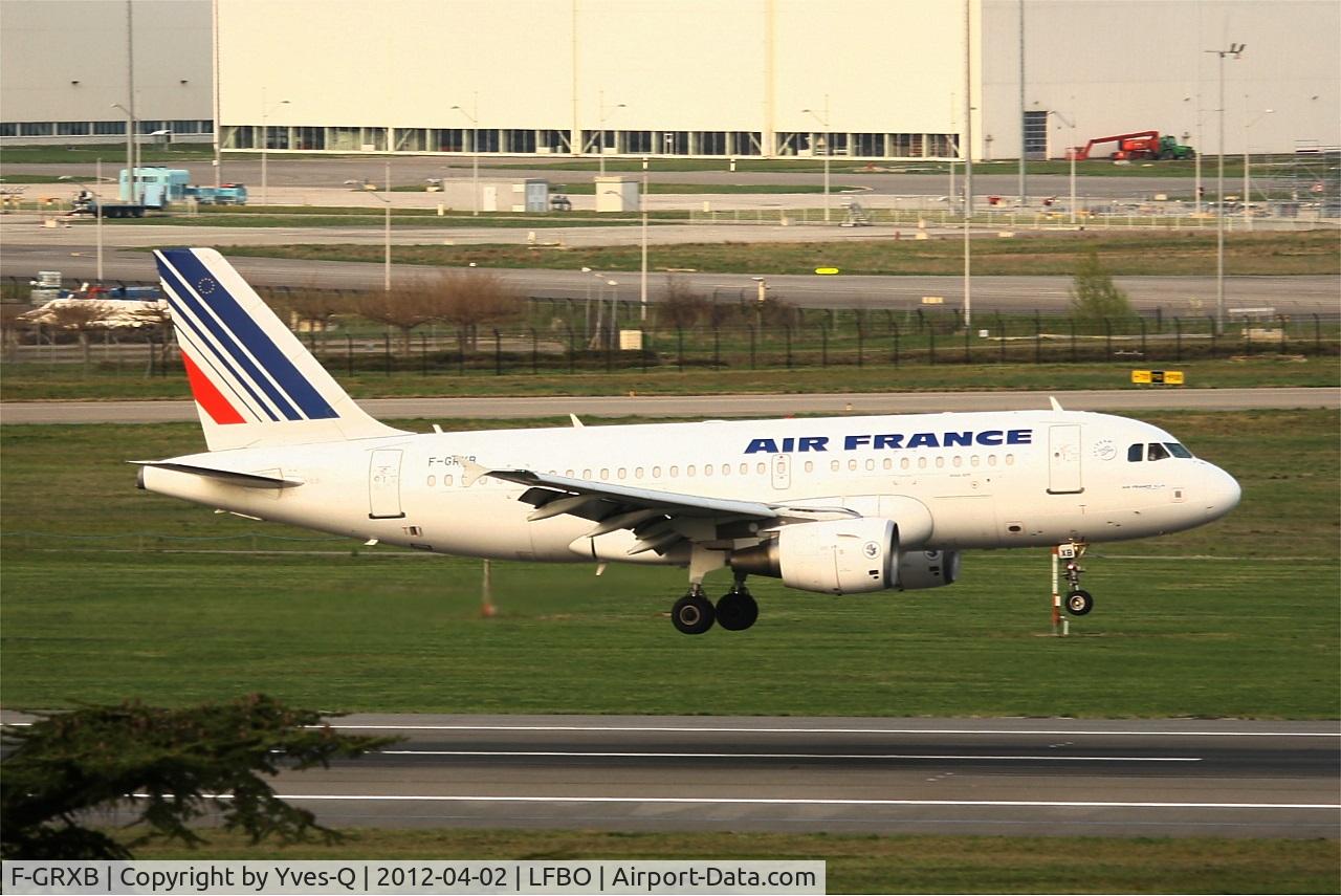 F-GRXB, 2001 Airbus A319-111 C/N 1645, Airbus A319-111, On final rwy 14R, Toulouse-Blagnac Airport (LFBO-TLS)