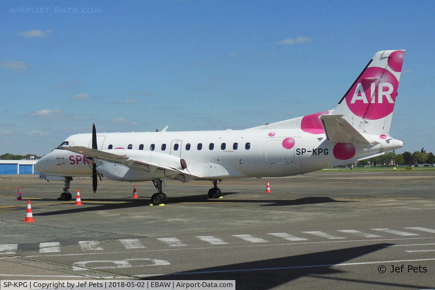 SP-KPG, 1986 Saab 340A C/N 340A-064, At Antwerp Airport.