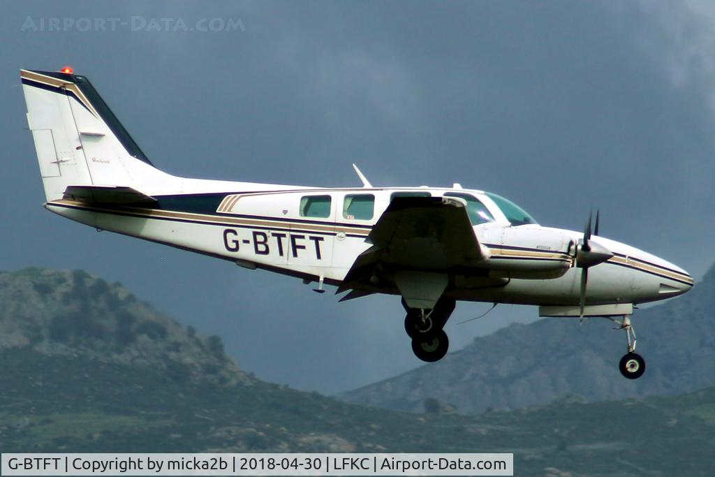 G-BTFT, 1979 Beech 58 Baron Baron C/N TH-979, Landing