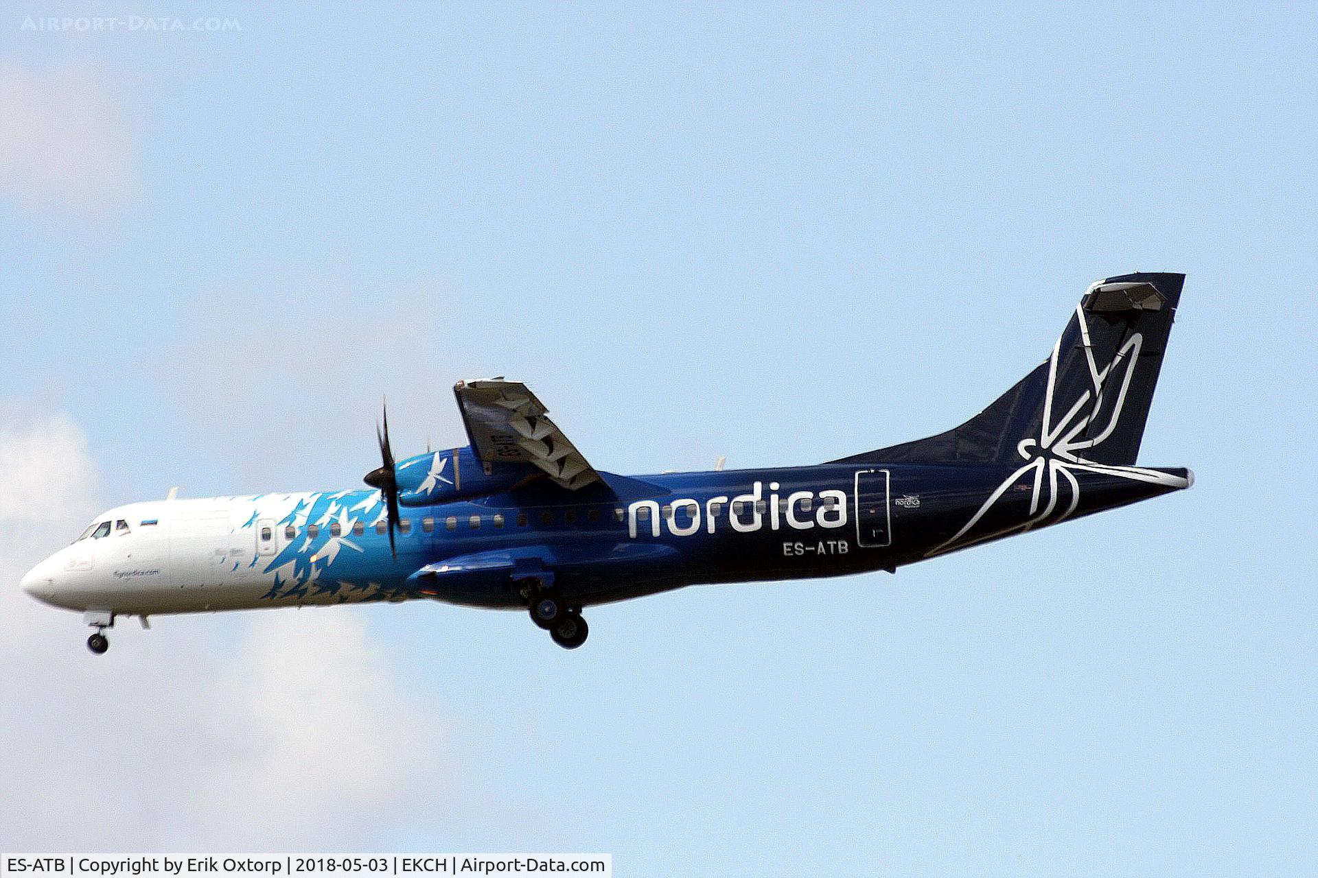 ES-ATB, 2012 ATR 72-600 (72-212A) C/N 1028, ES-ATB taking off rw 22R