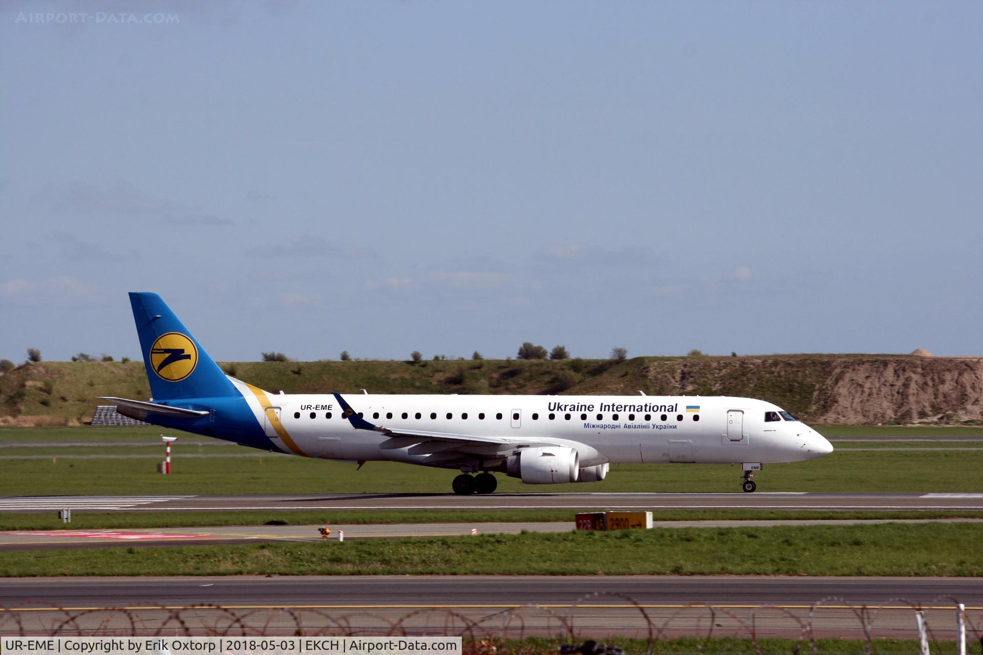 UR-EME, 2013 Embraer 190STD (ERJ-190-100) C/N 19000614, UR-EME taking off rw 22R