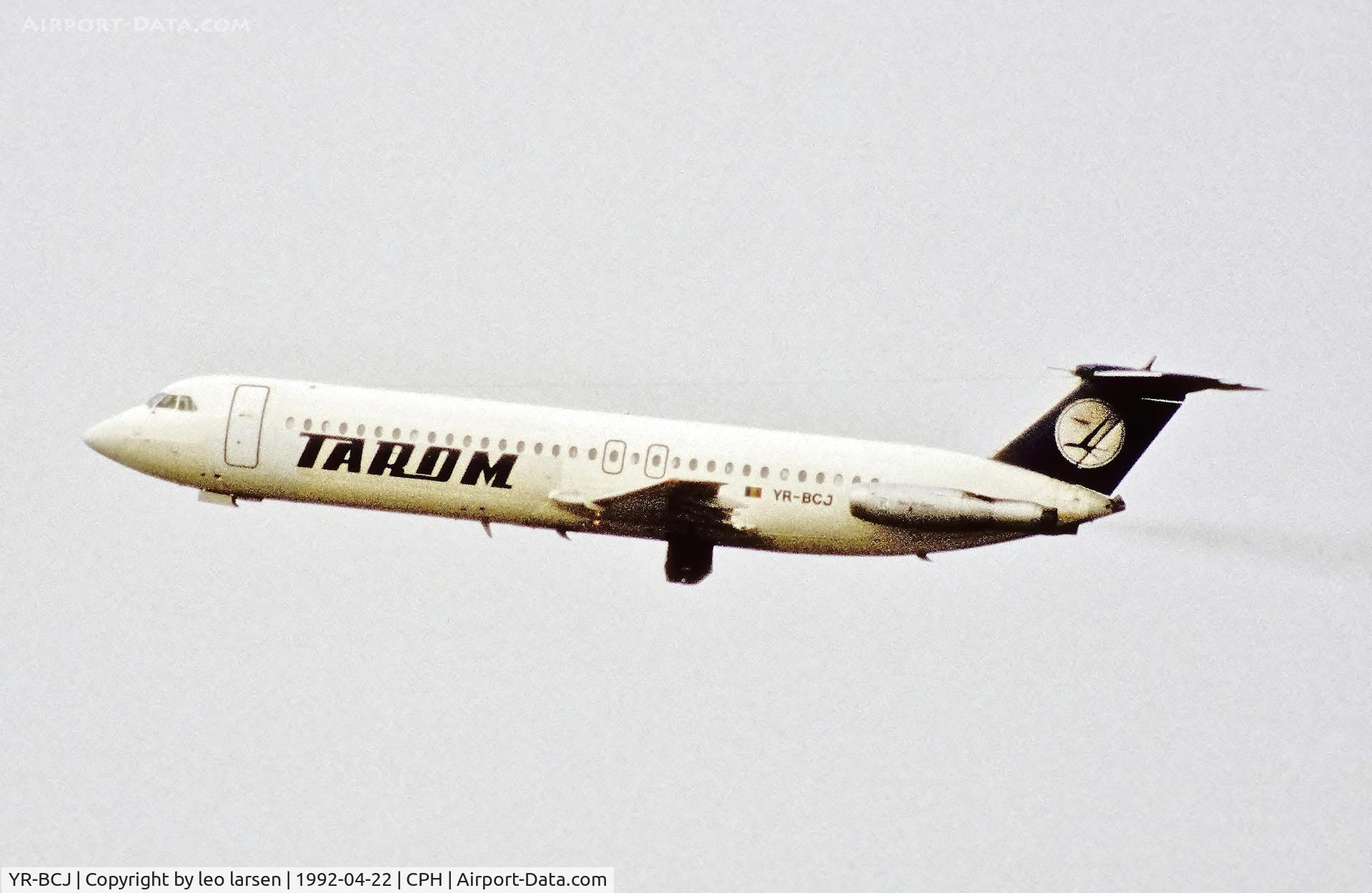 YR-BCJ, 1977 BAC 111-525FT One-Eleven C/N BAC.253, Copenhagen 22.4.1992