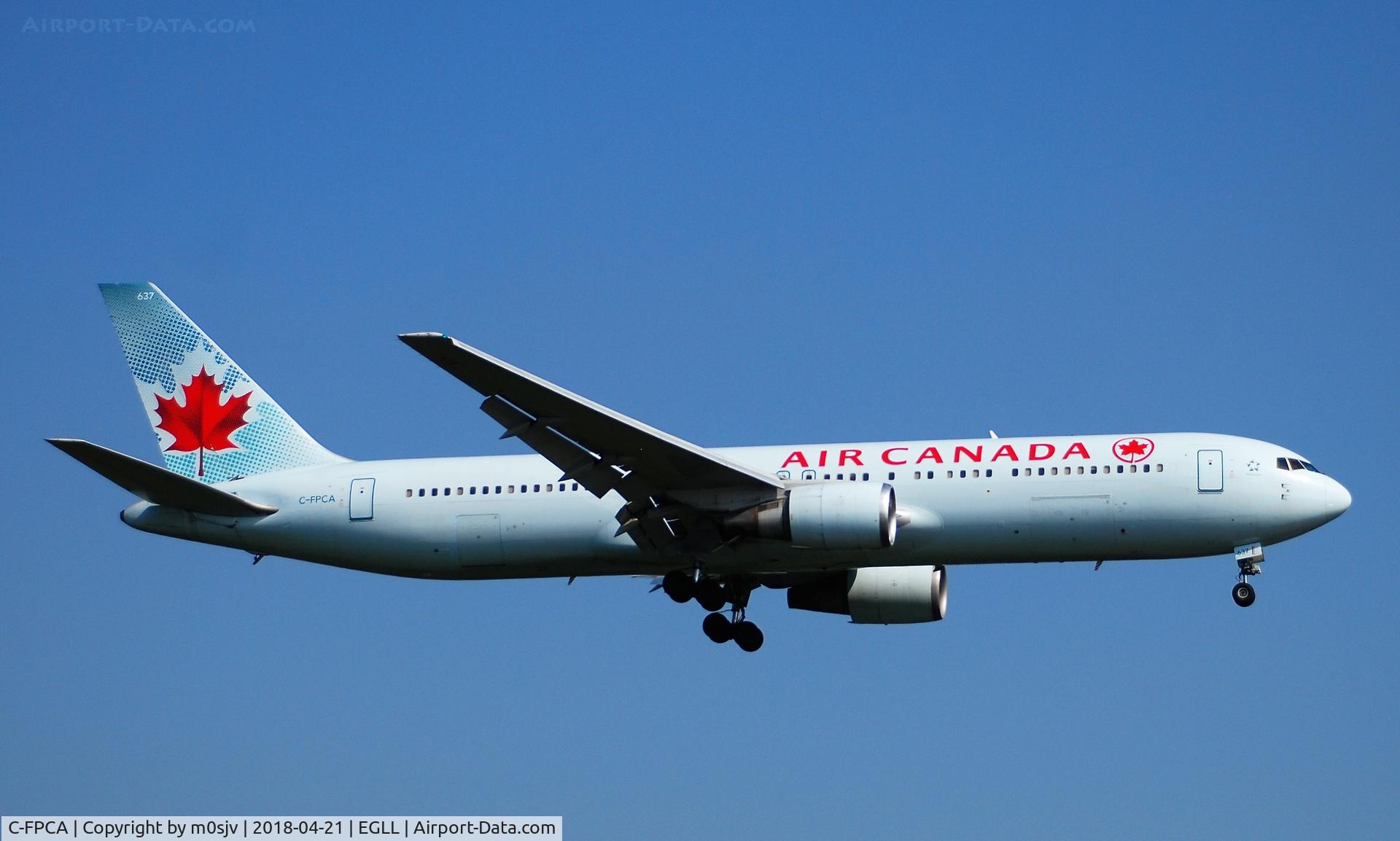 C-FPCA, 1989 Boeing 767-375 C/N 24306, Taken from the threshold of 29L