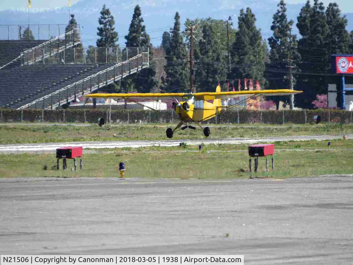 N21506, 1938 Piper J3C-65 Cub Cub C/N 2364, Taking off
