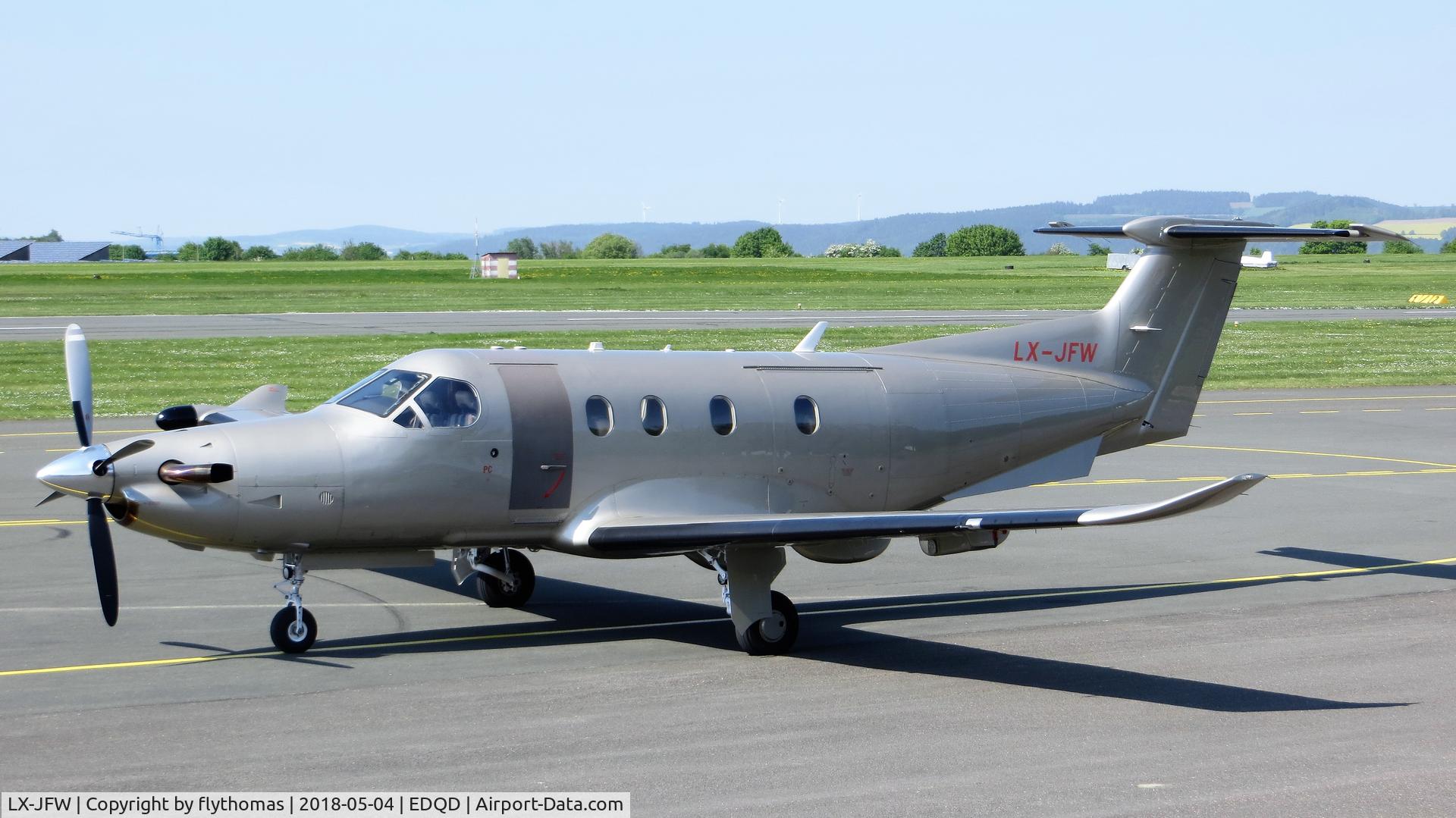 LX-JFW, 2014 Pilatus PC-12/47E C/N 1473, LX-JFW Bayreuth Airport