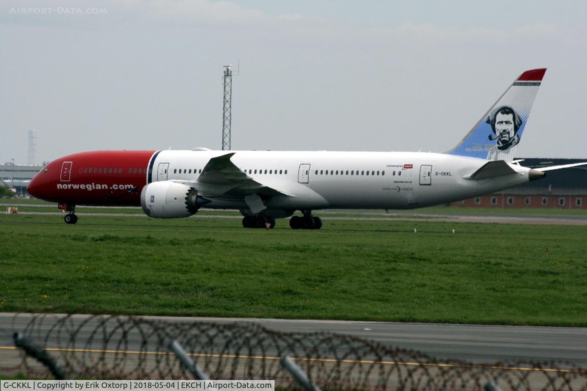 G-CKKL, 2017 Boeing 787-9 Dreamliner C/N 63311, G-CKKL landed rw 22L