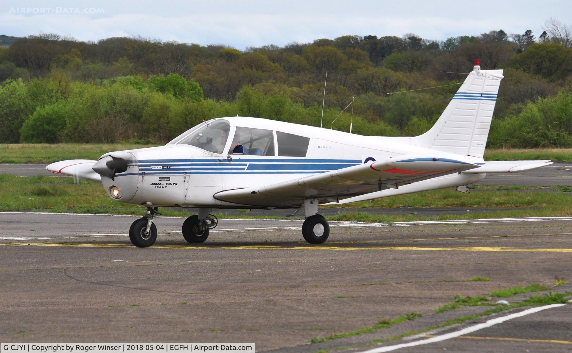 G-CJYI, 1971 Piper PA-28-140 Cherokee C/N 28-7225145, Visiting Cherokee.
