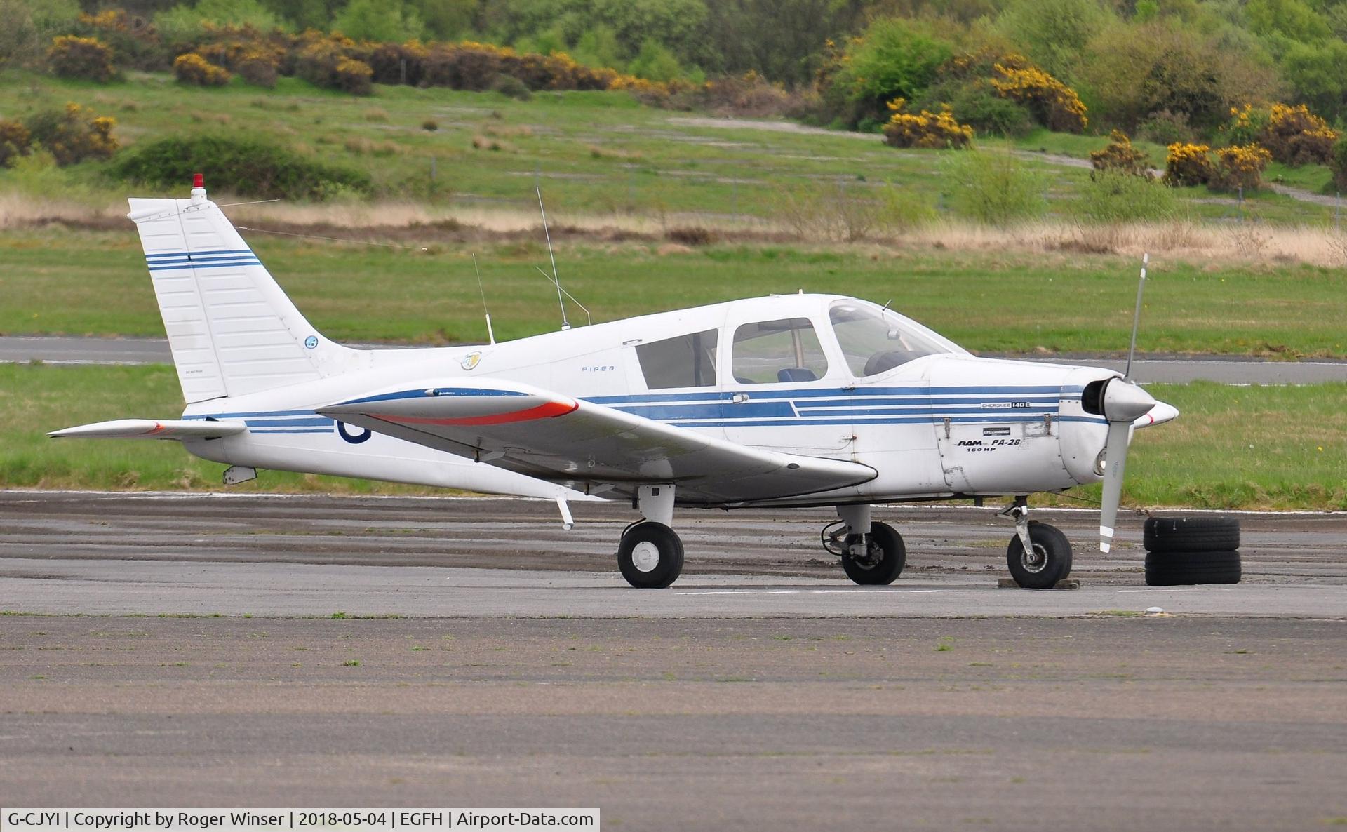 G-CJYI, 1971 Piper PA-28-140 Cherokee C/N 28-7225145, Visiting Cherokee.