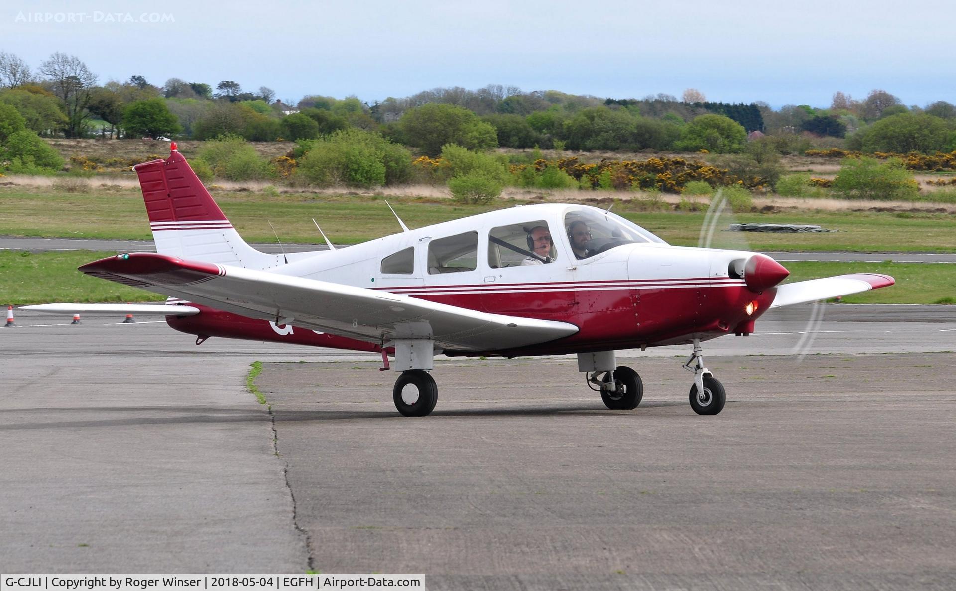 G-CJLI, 1982 Piper PA-28-161 Cherokee Warrior II C/N 28-8216137, Visiting Cherokee Warrior II.