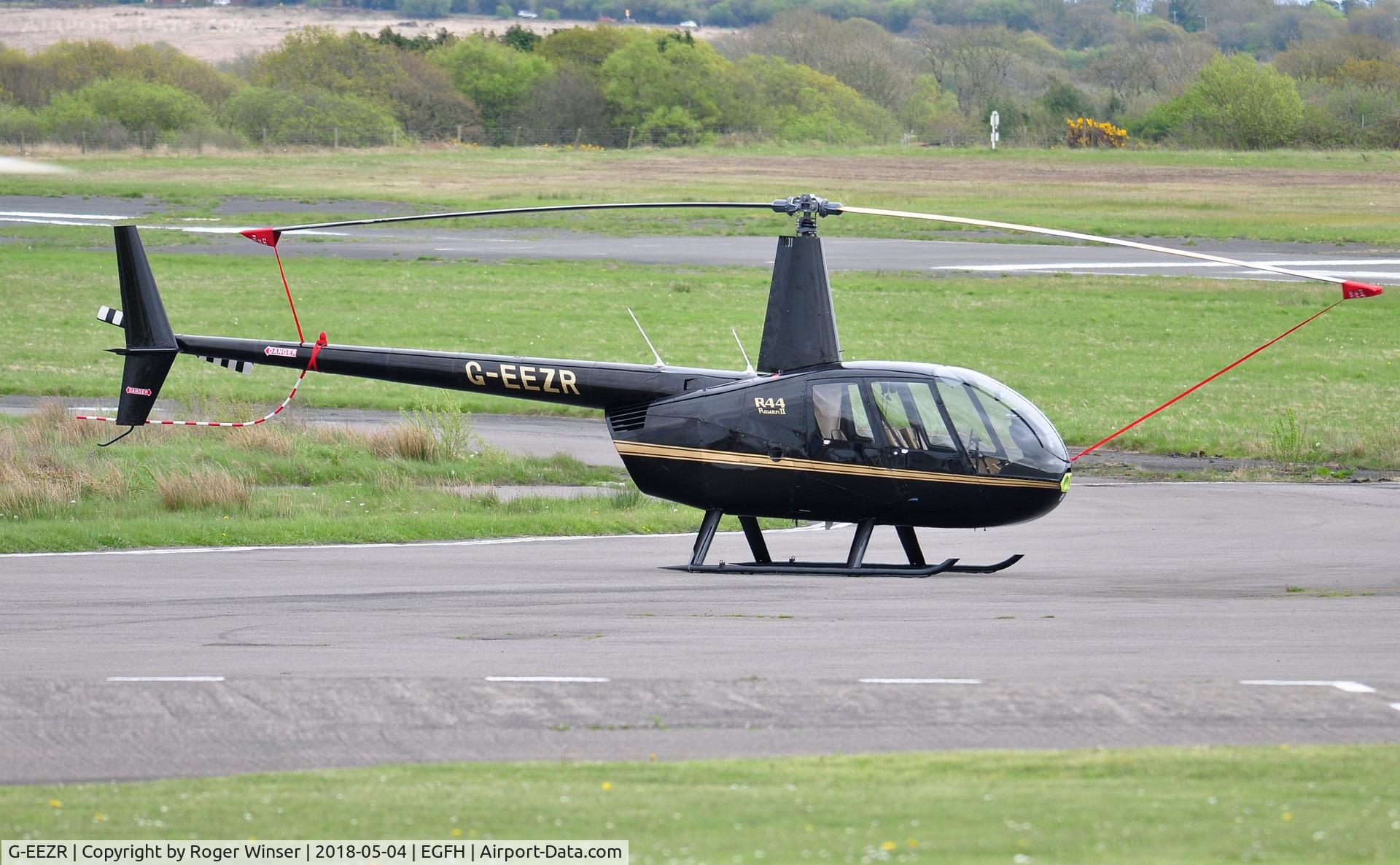 G-EEZR, 2006 Robinson R44 Raven II C/N 11391, Visiting R44 Raven II helicopter.