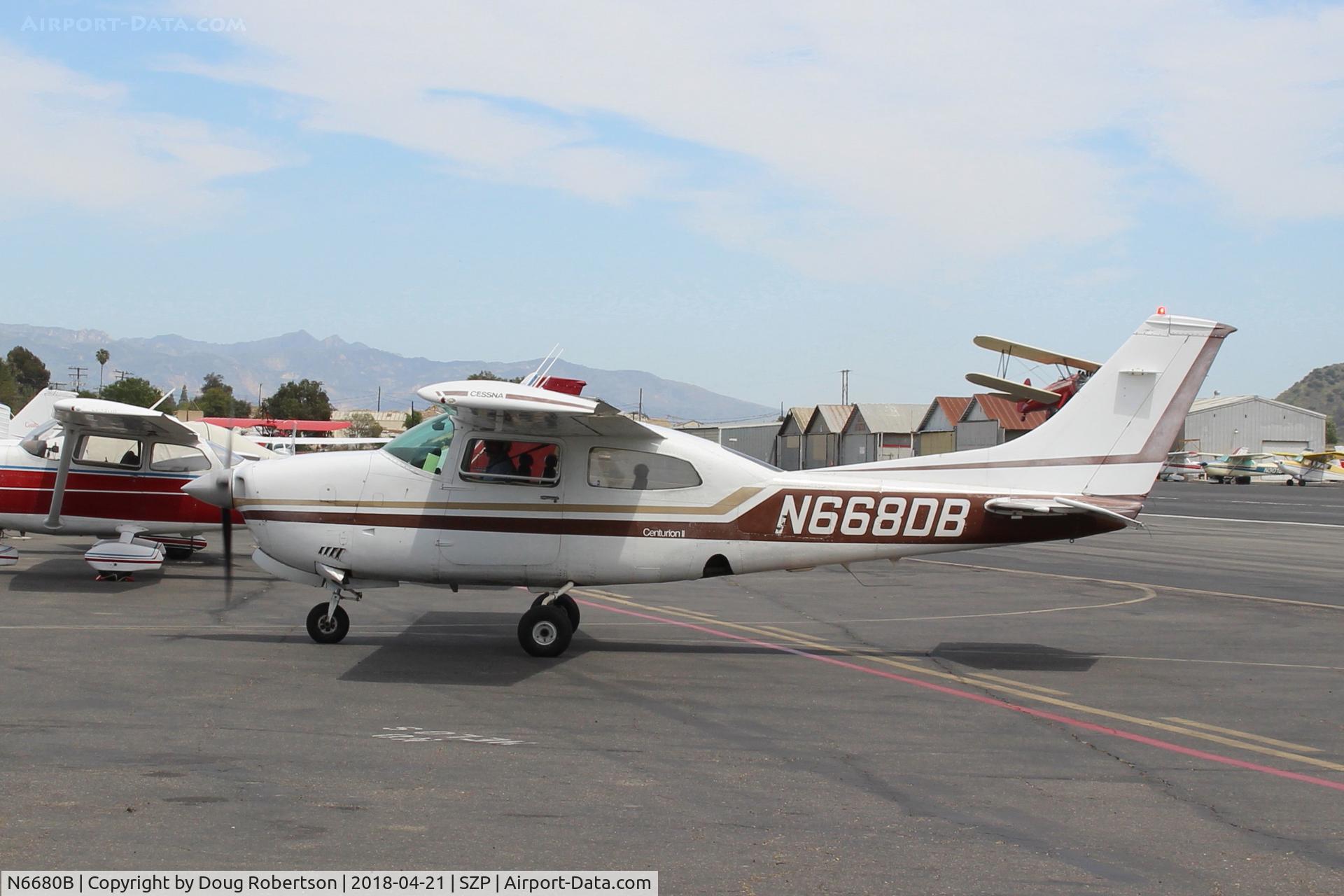 N6680B, 1978 Cessna T210M Turbo Centurion C/N 21062818, 1978 Cessna T210M TURBO CENTURION, Continental TSIO-520-R 310 Hp, retractable landing gear, taxi
